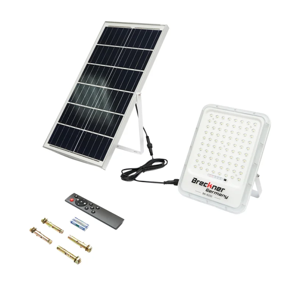 Lampa Led Cu Panou Solar 70W Proiector 200W Baterie 3,2V/30Ah BK87487 180221-9